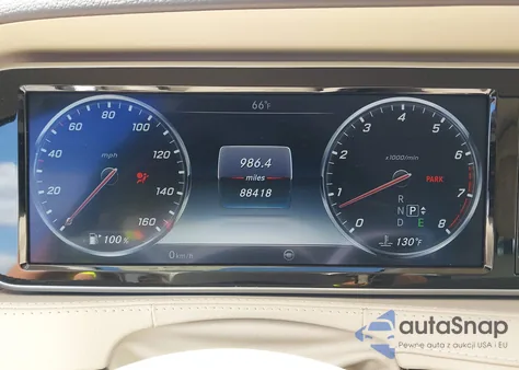 2016 Mercedes-Benz S 550 4Matic z USA, uszkodzony, nr VIN WDDUG8FB2GA226166